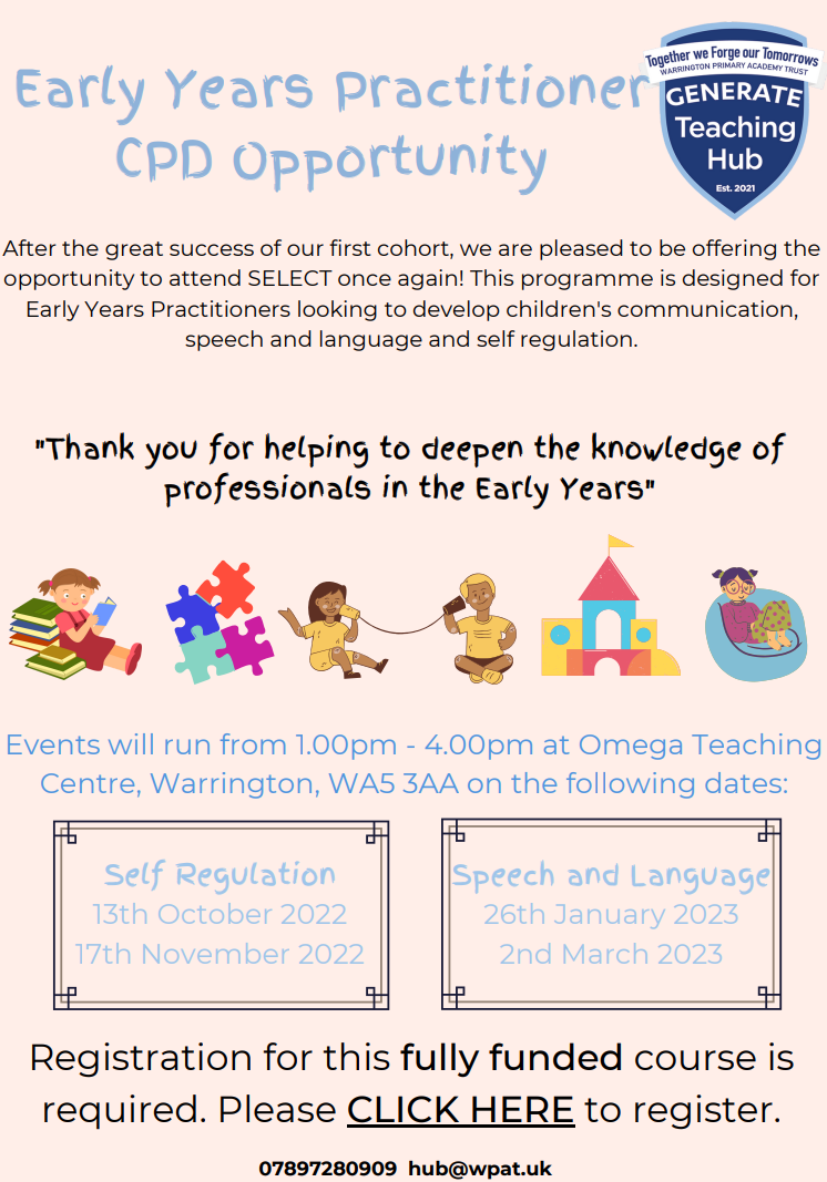 SELECT early years CPD 2022_23