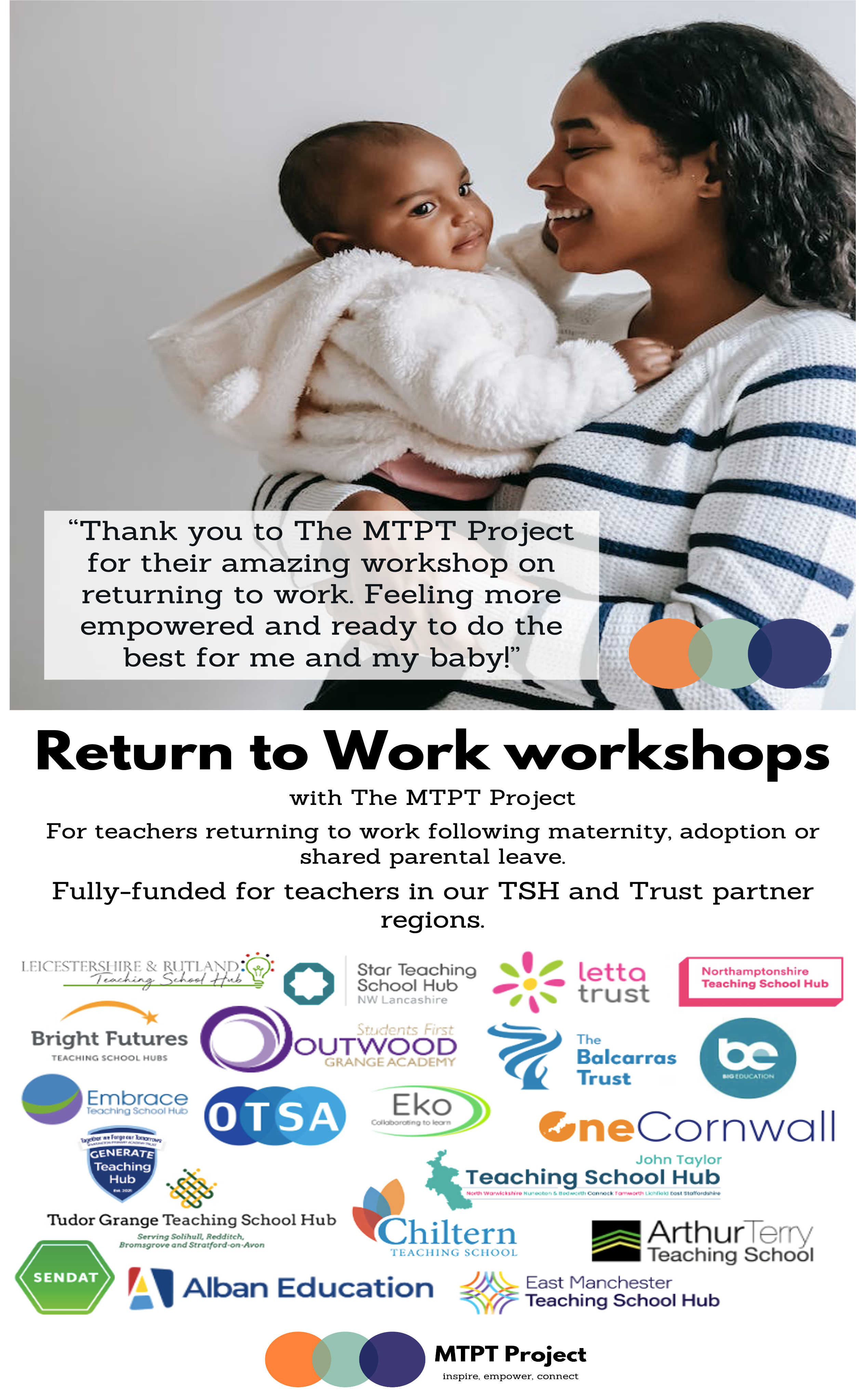 MTPT Project flyer for Greater Manchester