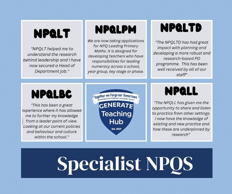 Specialist NPQ Suite